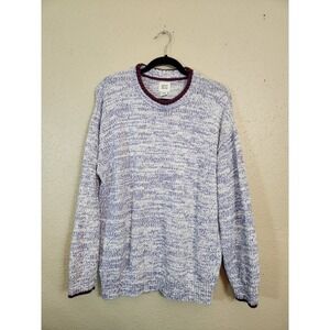 BDG‎ Womens Purple Solid Chunky Crew Neck Long Sleeve Pullover Sweater Size M